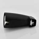 Slip Fit Tub Spout with Pull-Up Diverter for 1/2 inch Copper Tube, Matte Black