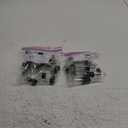 10ml Clear Glass Vials with Screw Caps and Plastic Stoppers, Small Liquid Sample Vial, Leak-Proof Vial, 50PCS