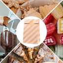 30PCS Party Favor Paper Bags, Kraft Paper Treat Bags for Bakery Candies Dessert, Brown Paper Kraft Snack Bag Cookie Party Faor Bags Bulk for Birthday Wedding Baby Shower Graduation, 5.1x3.1x9.5 Inch