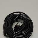 16/3 50 FT Outdoor Extension Cord Waterproof, Weatherproof & Flame Retardant Black 3 Prong Power Cord Outside for Lawn & Garden, 13 Amps 1625 Watts 125 VAC 16AWG SJTW, ETL Listed