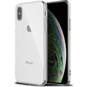 TUDIA Ultra Thin TPU Clear Case Compatible with iPhone Xs MAX Case (2018), Lightweight Shockproof Ultra Slim Clear TPU Transparent Protective Cover