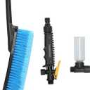 Car Wash Brush with Hose Attachment, Easy Car Cleaning Tool for Auto Truck SUV RV Boat - Car Washing Brush with Soap Dispenser for Multi-Purpose Use and Quick Cleaning