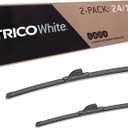 TRICO White 24" + 19" Extreme Weather Premium Winter Automotive Replacement Windshield Wiper Blades (Set of 2), Passenger and Driver Side All-Weather Beam Wiper Blades for Select Vehicle Models