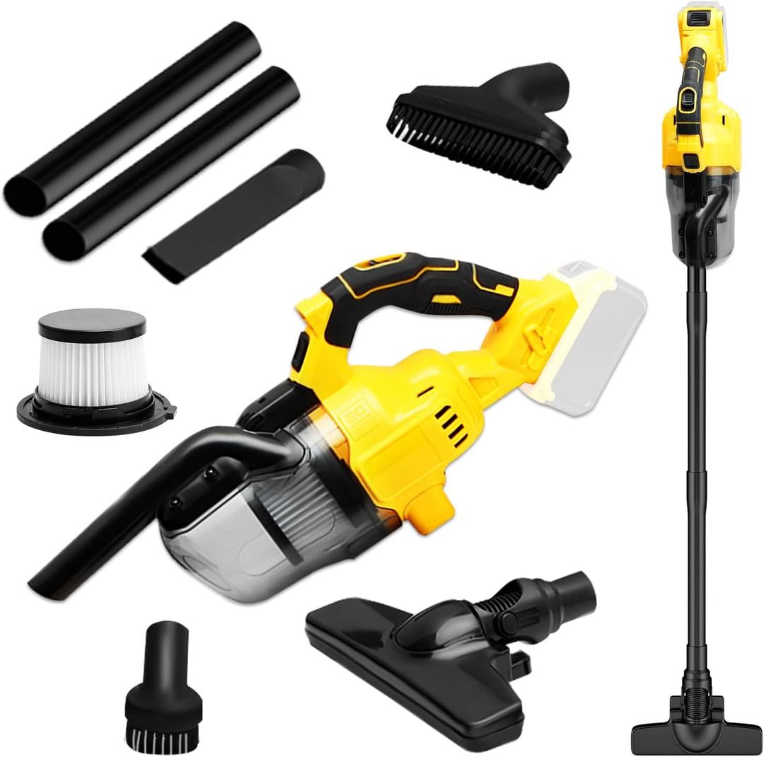 Cordless Handheld Vacuum Cleaner CVC010B, 31000 RPM, Stick Vacuum with Filtration HEPA for Vehicles, Workshop and Home Cleanning, No Battery or Charger Included (Bare Tool)