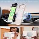 2 x Goodon Magnetic for iPhone 16 Case with Screen Protector - Wireless Charging Compatible - Full Camera Protection - Shockproof Protective Silicone Phone Case for Women and Girls - Pale Pink