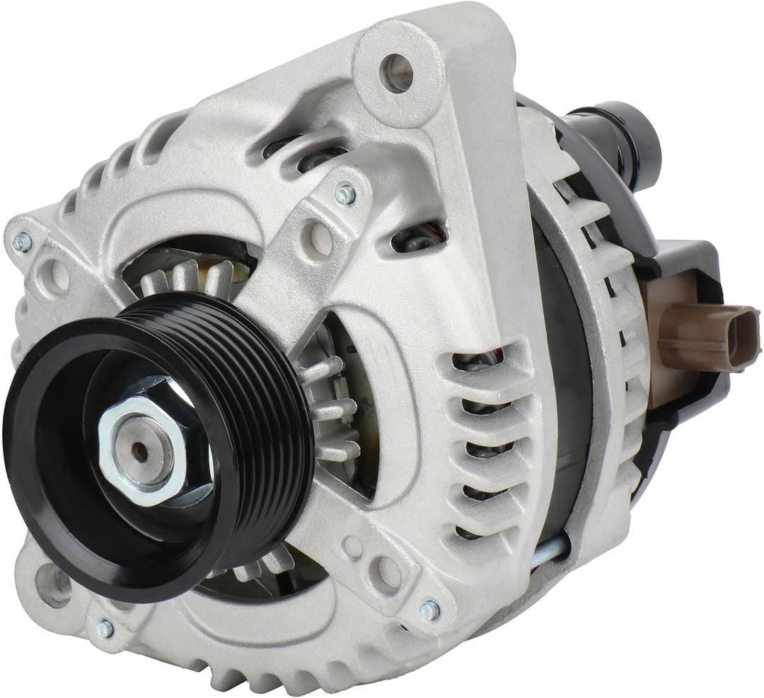 130Amp Alternator Compatible with Honda Accord 2008-2012 L4 2.4L & Acura TSX 2009-2014 L4 2.4L - Replaces 11390, 104210-5890, 31100-R40-A01