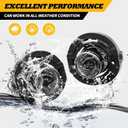 Pair Fog Lights Assembly Compatible with 2014-2020 Grand Cherokee 2021 Cherokee Left and Right Front Fog Lamps Clear 5182021AB 108A125OEU