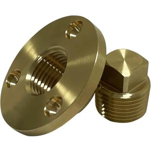 Garboard Drain Plug Kit, Boat Garboard Transom Scuttle Drain Plug for 1 inch hole