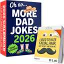 Dad Joke Desk Calendar 2026 | Page A Day Tear Off Calendar Gift For The Dad Joke Lover, Great Christmas Gift, Funny Daily Dad Jokes Desk Calendar, Stocking Stuffer Gift For Men
