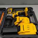 21V Cordless Drill Set with 2 Batteries & Charger, 27-Piece Accessory Kit, Heavy Duty Brushless Impact Driver for Home Improvement, Woodworking, Construction