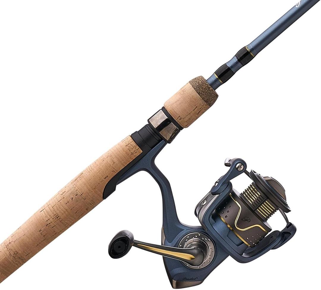 Pflueger President Spinning Reel and Fishing Rod Combo (30 Size Reel - 6'9" - Medium Light - 1pc)