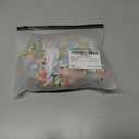 Girl's Tie Dye Smocked 2 Piece Swimwear Sets Backless Halter Bikini Cute Brief Bathing Suit (Floral Multicolor)