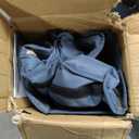 Huskfirm Camping Chair with Canopy Shade, Folding Chair with Canopy Blue