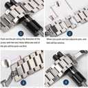 JUSUTEK 2025 Universal Titanium alloy Watch Band 16/18/20/22mm Metal Watchband Quick Release Strap Watch Band Titanium Bands Compatible for Men Women