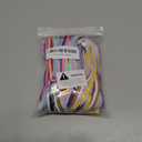 9 Pairs Fashion Printed Sneakers and White Shoes DIY 2 Colors Mix Flat Shoelaces