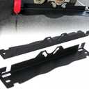 Wheel Alignment Tools, 2PCS Accurate Toe Alignment Measurements Plates Kit, Heavy Duty Stainless Steel DIY Align Measuring Tool Hanging Holes for Various Vehicles (Black)