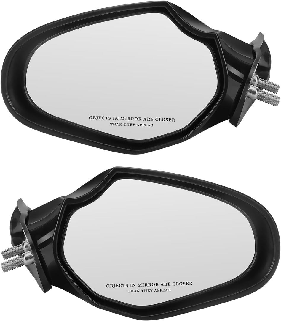 M MATI Side Mirror Set for Yamaha Waverunner VX1100 VX 1100 Cruiser Deluxe 2010-2014 Sport 2010-2015 VX1800 VXR VXS 1800 2011-2014 F2N-U596B-00-00 F2N-U596C-00-00, Medium