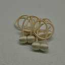Strong Magnetic Curtain Tiebacks Decorative Curtain Holdbacks Holders Woven Curtain Ties Buckles Ropes for Drapes Window (Beige,4pcs)