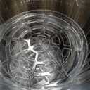 Liotww Extra Large Clear Plastic Flower Vase, Acrylic Cylinder Floor Vases