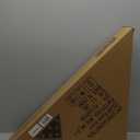 HBCY Creations Flag Display Case for 5' x 9.5' American Veteran Burial Solid Wood Rustic Brown Frame with Glass Front Wall Mount or Standing Display, Box