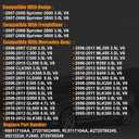 2005-2015 Fuel Injectors Fit for Dodge Sprinter, Freightliner Sprinter 07-08 3.5L V6, for Mercedes-Benz C230 C300 C350 CLK350 E350 GLK350 ML350 R350 S400 SLK280 SLK300 SLK350 Replace A2720780249