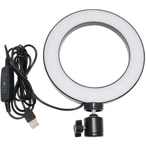 6 Inches LED Selfie Ring Light with Hot Shoe Adapter for Live Stream/Makeup/YouTube Video/Photography, 3 Light Modes