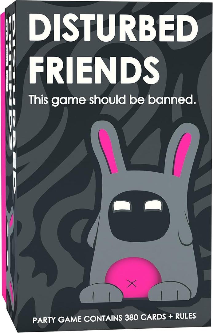 Disturbed Friends Party Game Hilarious Adult Card Game to Find Out How Well You Know Your Friends | Funny Icebreaker Game for Parties, Pre games & Game Night