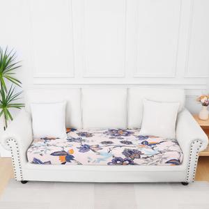 Smiry Printed Couch Cushion Covers, Stretch Soft Couch Covers for Sofa, Washable Non-Slip Sofa Slipcover Furniture Protector for Indoor and Outdoor (Large, Beige) Smiry Printed Couch Cushion Covers, Stretch Soft Couch Covers for Sofa, Washable Non-Slip Sofa Slipcover Furniture Protector for Indoor and Outdoor (Large, Beige)