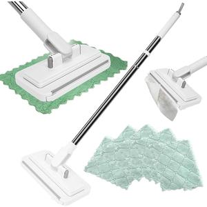 Snap Grip Mini Mop, Cloth Changing Mini Mop Zero Touch Lazy Mop Adjustable for Wet Dry Floors Tile Hardwood Corners Home Use