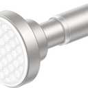 AIZESI Brushed Nickel Shower Curtain Rod, Adjustable 42-74 Inch Tension Shower Curtain Rod, 1" Diameter Shower Rod No Drilling, Anti-Slip, Premium Stainless Steel Anti-Rust