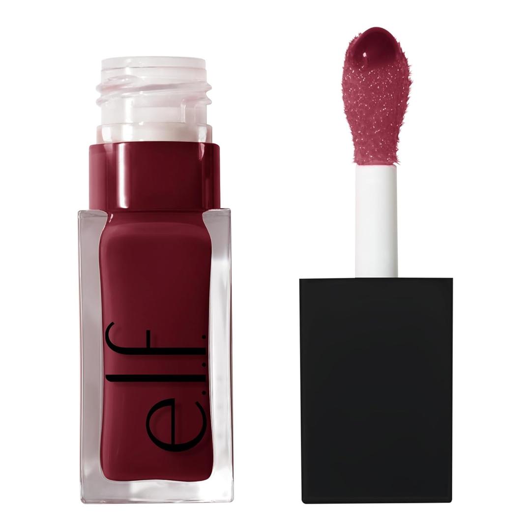 e.l.f. Glow Reviver Lip Oil, Nourishing Tinted Lip Oil For A High-shine Finish, Infused With Jojoba Oil, Vegan & Cruelty-free, Jam Session (0.25 Fl Oz (Pack of 1))