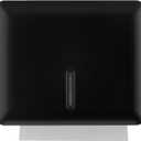 Multifold Paper Towel Dispenser Wall Mount (Black), Folded Hand Towel Dispenser for Bathroom/Restroom (Holds up to 300 Towels), Commercial Paper Towel Holder, Trifold Paper Towels Dispenser by EnBath
