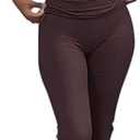 AYWA Women's 2 Piece Lounge Sets Short Sleeve Crop Top Foldover Flare Pants Casual Pajama Outfits (Brown, XXL)