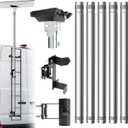 Starlink Gen 3 Pole Mount Kit - Adjustable Design for Easy Installation & Optimal Signal Reception - High Load Capacity, Portable & Perfect for RV Ladder