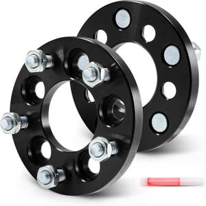 SCITOO 2pcs 5x100 to 5x114.3 Wheel adapters 15mm Bore 67.1mm Studs 12x1.5 5Lug Wheel Spacers No Hubcentric Fit for Camry 1986-1991, for Celica 1993-2005, for Corolla 2003-2022, for Matrix 2003-2013