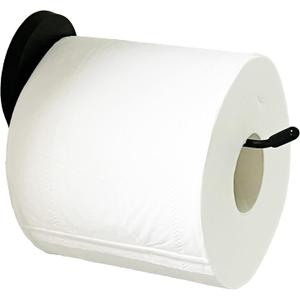 Magnetic Black Toilet Paper Holder,Tissue Holder Paper Roll, Toilet Roll Holder, Strong Magnets Mount - No Drilling or Nailing or glueing Needed