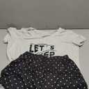 VENTELAN Pajama Set For Women Cute PJS Summer Short Sleeve Shorts Sleepwear S Grey