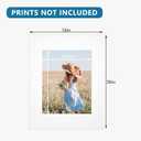 Somime 10 Pack Precut 16x20 Picture Frame Mat, White 16x20 Photo Mat with 11x14 Opening, Acid Free Frame Matte for Artworks, Prints