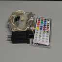 50ft Fairy Lights Plug in, Dimmable 25 Colors 14 Modes RGB+Warm White Color Changing String Lights,150LED Twinkle Lights with Remote, Christmas Fairy Lights for Indoor Outdoor Party Xmas Dcor