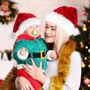 Haomaomao Christmas Hats, Santa Hat for Kids/Baby Unisex Warm Comfort Red Velvet Holiday Xmas Hat for New Year Festive Party (Infant/1pcs)