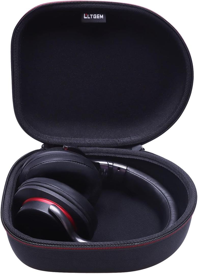 Headphone Headset Case Compatible with JBL, Beats, Sony, Soundcore Anker, Raycon, TOZO, SteelSeries, Logitech, Jabra, Bose, Audio-Technica, Sennheiser Headphones, Black