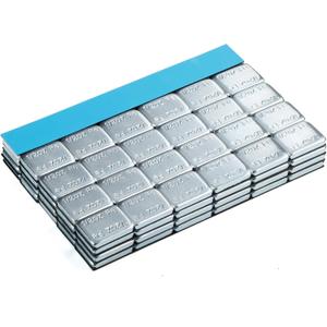 JiiinMiiin Upgraded Wheel Weights 1/2oz, 0.5oz - 126PCS Adhesive Stick on Wheel Weights, 63oz/Box, Perfect for Cars/Trucks/SUVs/Motorcycles (Chrome)