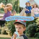 Video Walkie Talkies for Kids Ages 3-12, 2 Pack Rechargeable Video Intercom Toys with Camera, Indoor Outdoor Adventure Games for Family Camping Hiking Birthday Gifts for Boys Girls (Blue/Pink)