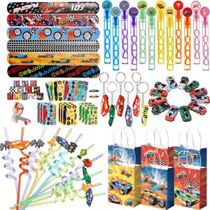 Vanblue Race Car Party Favors Hot Car Themed Birthday Party Decoration Racing Party Supplies Gift for Boy Kids Treat Gift Bags Stuffers Pinata Filler Classroom Rewards