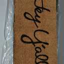 tag 17.5" X 30" Hey Y'all Southern Coir Doormat Farmhouse Welcome Entryway Cute Fun Front Door Indoor Outdoor Doorway Door Mat Western Porch Decor Decoration 1'6X2'6" Brown