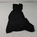 REORIA Women Summer Bodycon Maxi Dress Off Shoulder Elegant Cocktail Formal Sleeveless Wedding Guest Dresses Black S