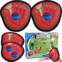GOLDGE 4pcs Sticky Toss and Catch Ball Game Set for Kids - Baseball Glove Mitt Included - Ideal Sports & Outdoor Toys for Boys Aged 3 to 12
