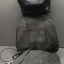 Shiatsu Neck Back Massager with Heat, Massage Chair Full Body with Compression, Chair Massage Pad with Vibration, Seat Massager for Home, Office Chair Use (Grey)