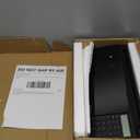 Varhomax Desktop Whiteboard with Storage, Desk Organizer Dry Erase Glass White Board to-do List Memo Notepad for Home Office and School Supplies (Black)