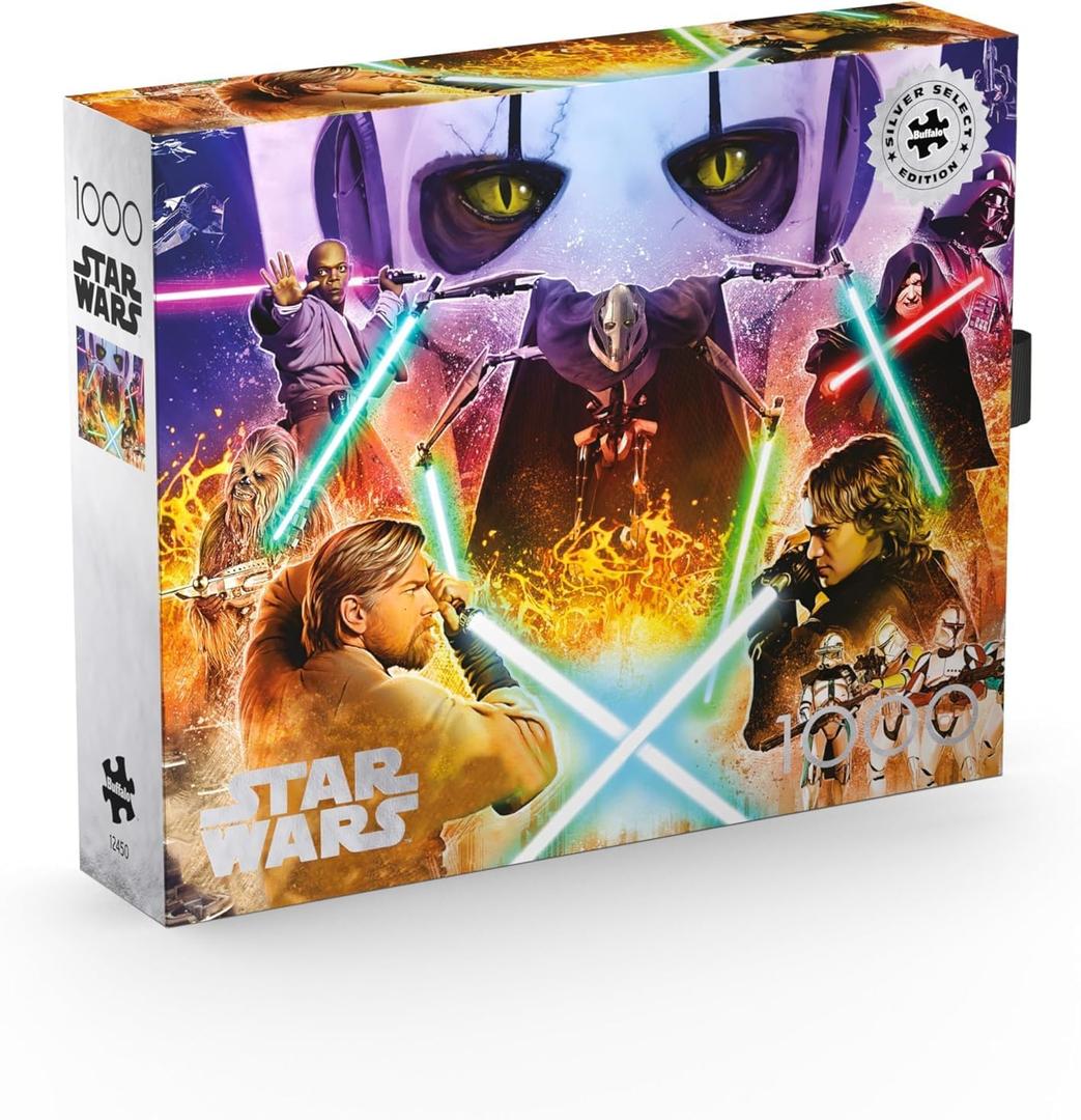 Buffalo Games - Silver Select - Star Wars - If Youre not with me, Then Youre My Enemy. - 1000 Piece Jigsaw Puzzle for Adults -Challenging Puzzle Perfect for Game Nights - Size is 26.75 x 19.75